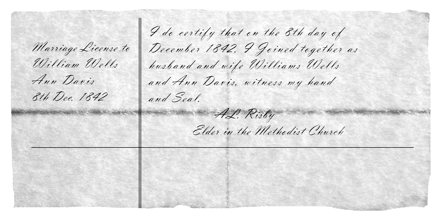 A piece of paper with hand writing and lines from where it was folded.