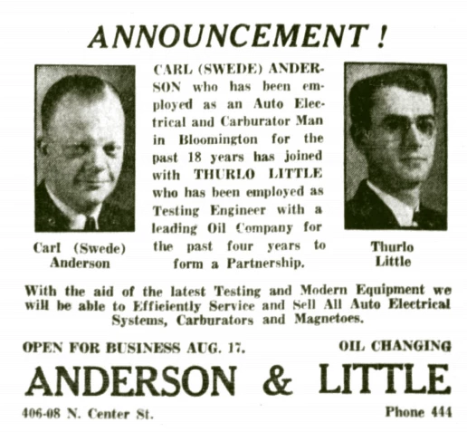 newspaper clipping describing the announcement