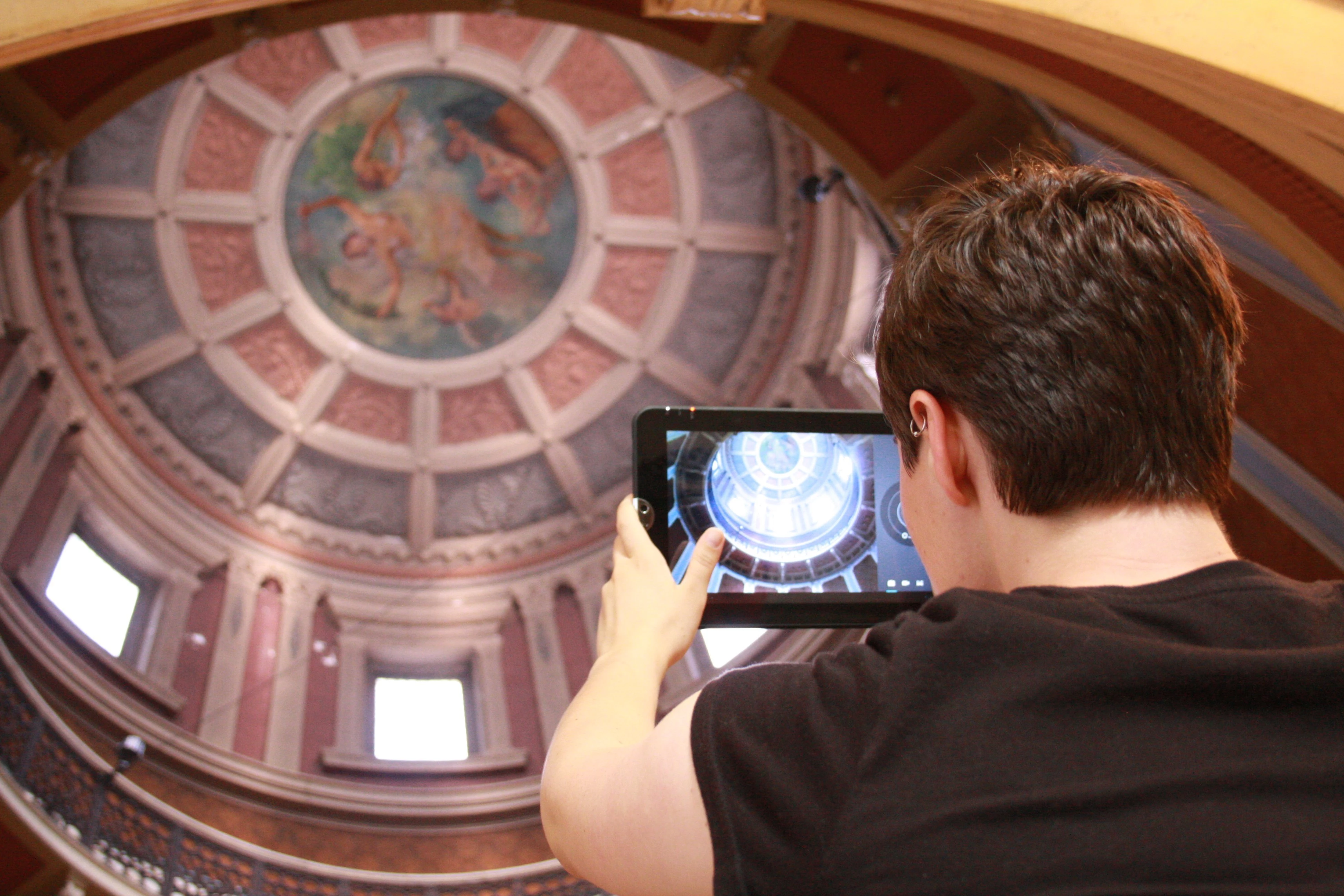 View of the dome rotunda.