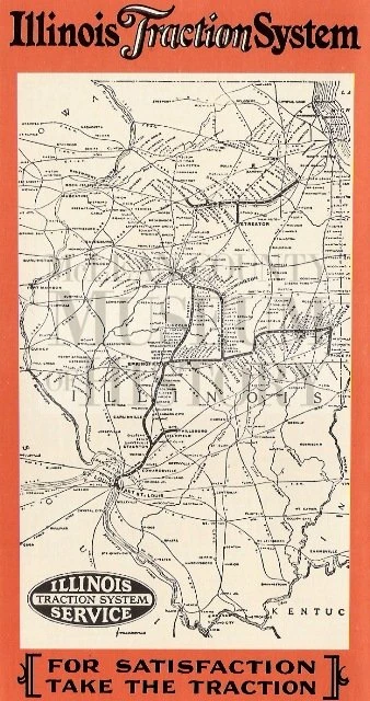 This is the map which appears on the back of the 1926 timetable.