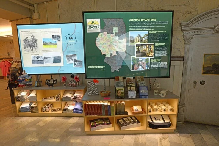 Visitors center exhibit panels